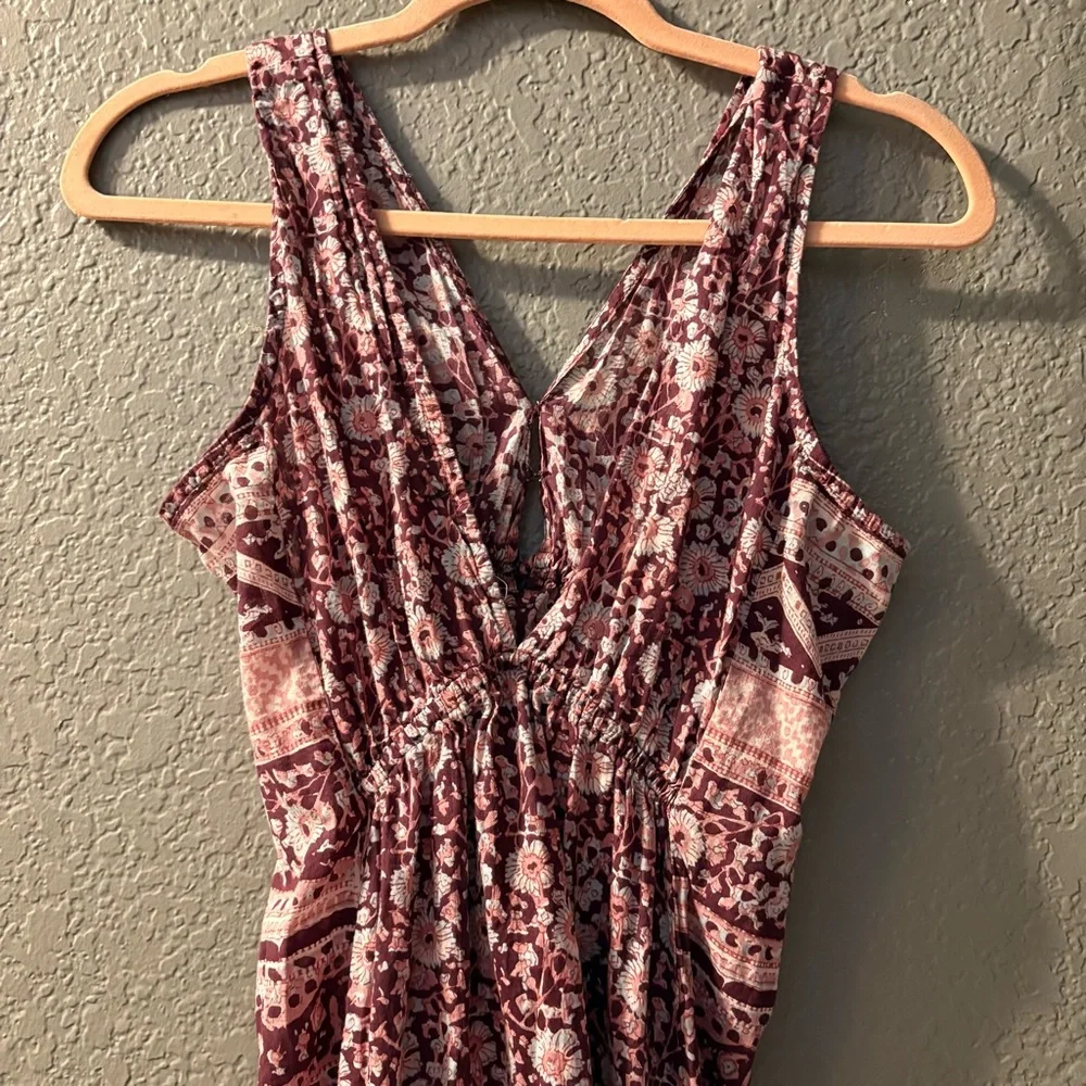 NATURAL LIFE Purple and Pink Bohemian Maxi Dress Size XS - Picture 7 of 15
